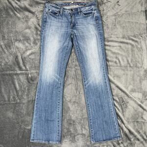 J Crew Bootcut Jeans Womens Size 28R Blue Denim Low Rise 29x30.5 Flare Pants